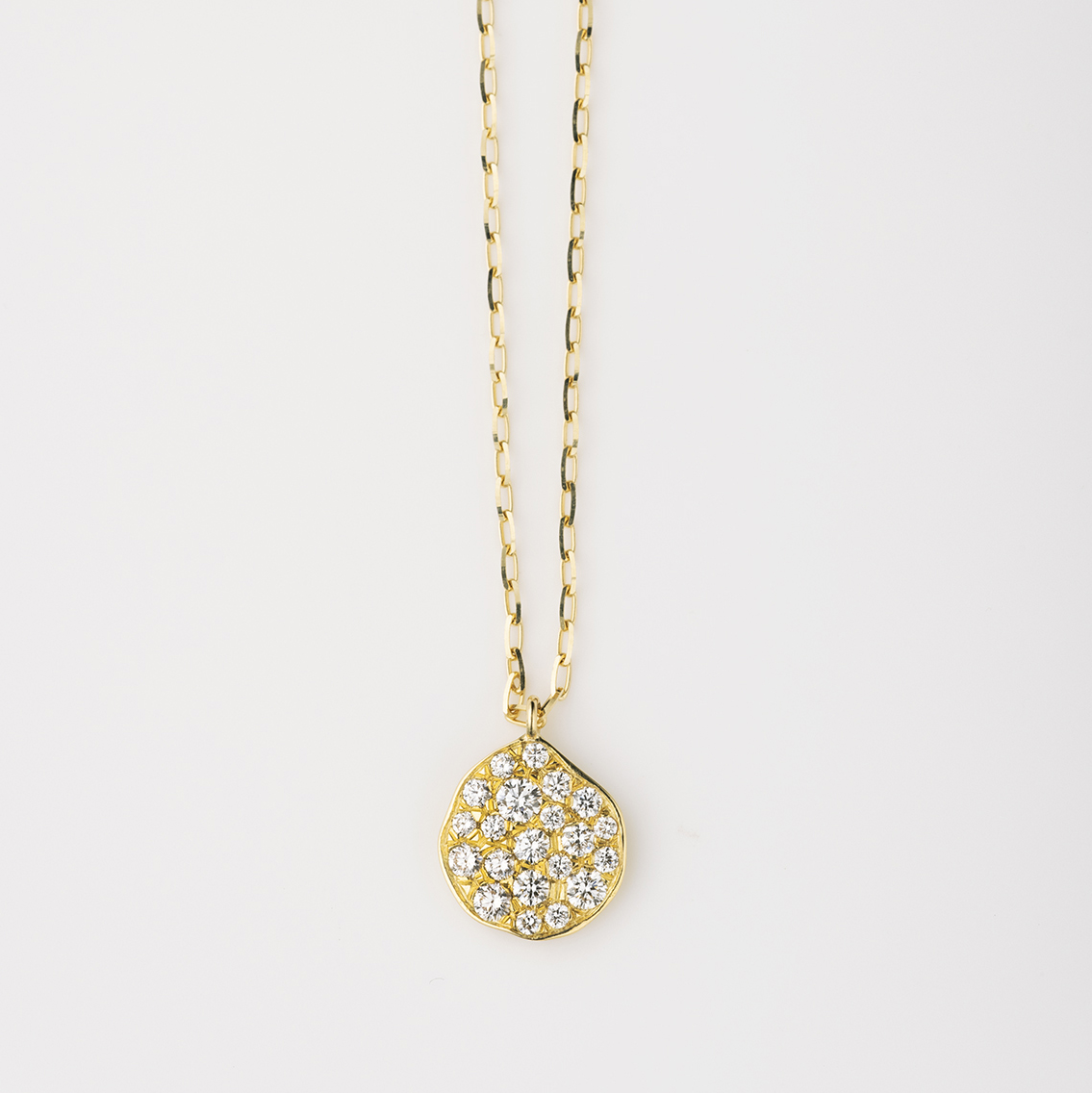 PRK COIN PAVE NECKLACE