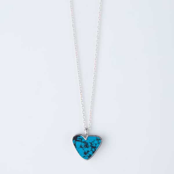 ROUGH HEART TURQUOISE NECKLACE
