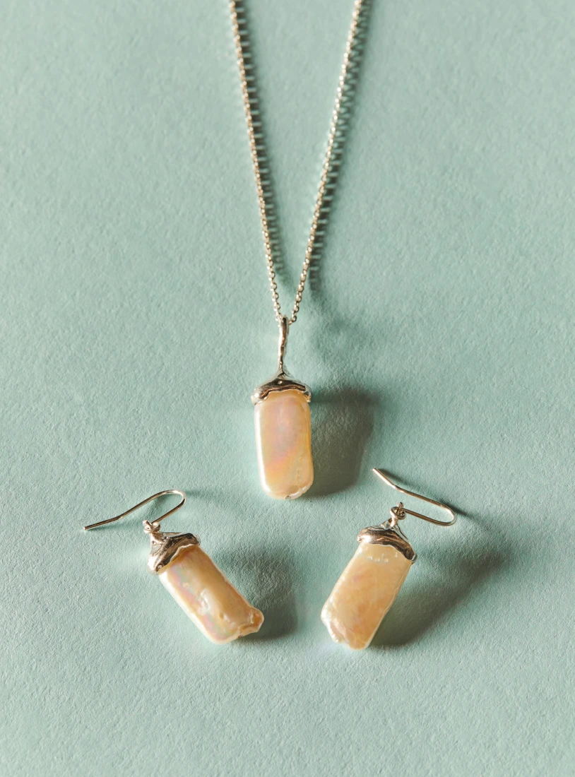 もこ　プリーク　ネックレス PREEK - 【お取り寄せ注文可能】Classic Baroque Pearl Necklace
