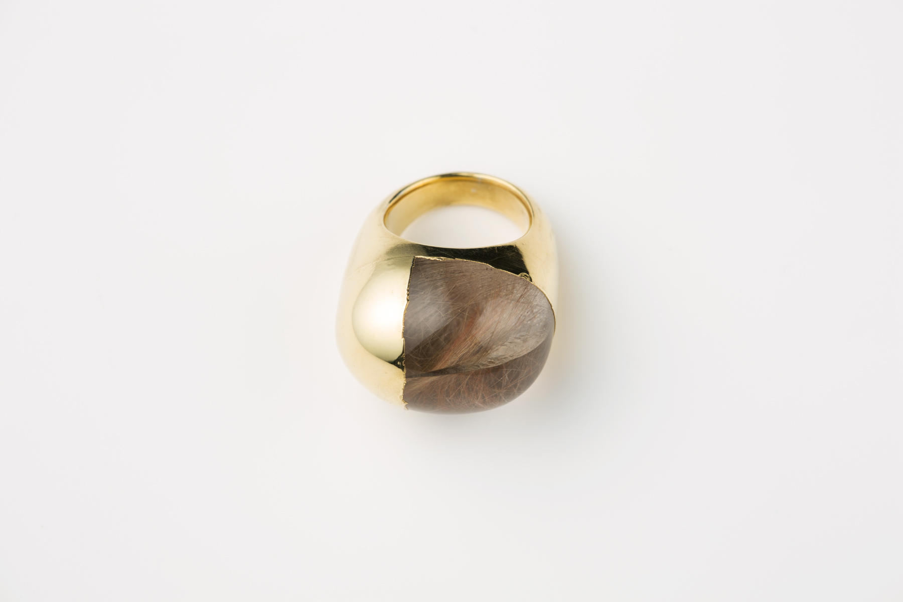 STONE BIG CABOCHON RING | Preek Official Site